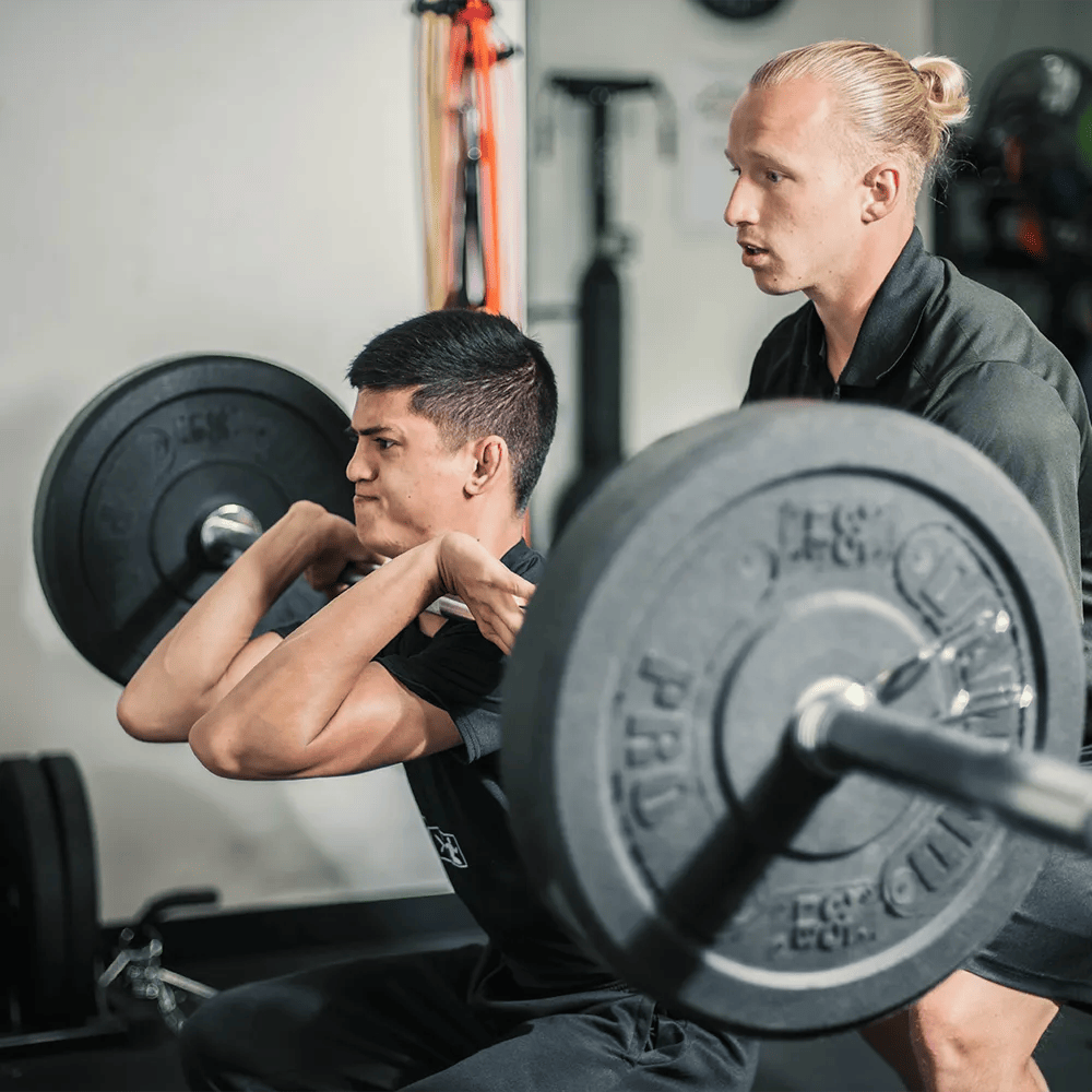teen training with his personal trainer at Progressive Health & Performance Temecula